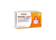 Packung Mexalen rapid 500 mg Filmtabletten zur Behandlung von Schmerzen und Fieber, mit orangefarbenem Design.