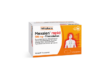 Packung Mexalen rapid 500 mg Filmtabletten zur Behandlung von Schmerzen und Fieber, mit orangefarbenem Design.