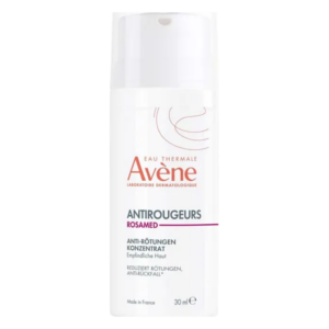 Heller Pumpbehälter mit Antirougeurs Rosamed, 30 ml, zur Reduzierung von Rötungen für empfindliche Haut.