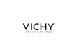 Logo von Vichy Laboratoires in klarer, schwarzer Schrift auf weißem Hintergrund.