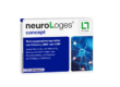Verpackung des Nahrungsergänzungsmittels neuroLoges concept mit Citicolin, UMP, CMP und Vitaminen.
